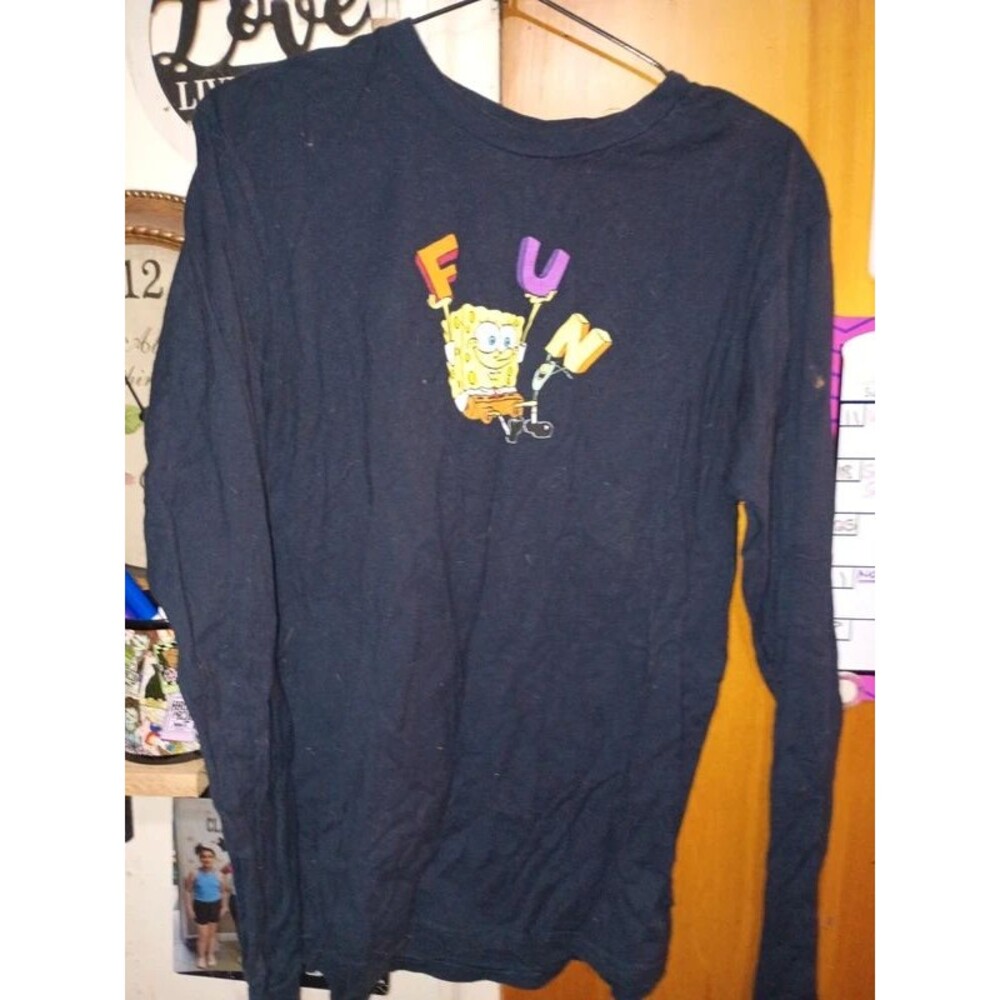 Box lunch women's size small SpongeBob long sleeve shirt-bb